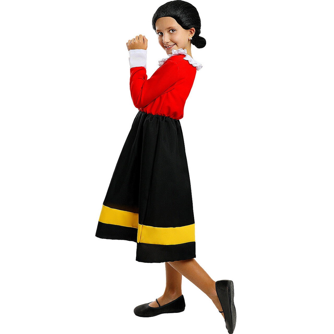 Op deze afbeelding zie je een Kostuums, van het merk Funidelia. Olijfje Vriendin Van Popeye™ Meisje Kostuum