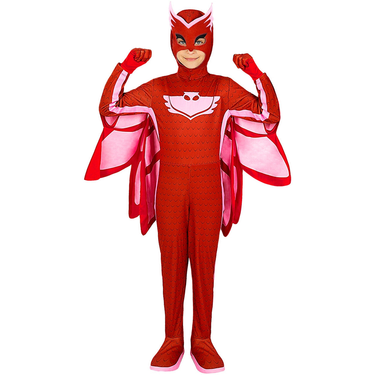 Op deze afbeelding zie je een Kostuums, van het merk Funidelia. Deluxe Owlette Pj Masks Meisje Kostuum