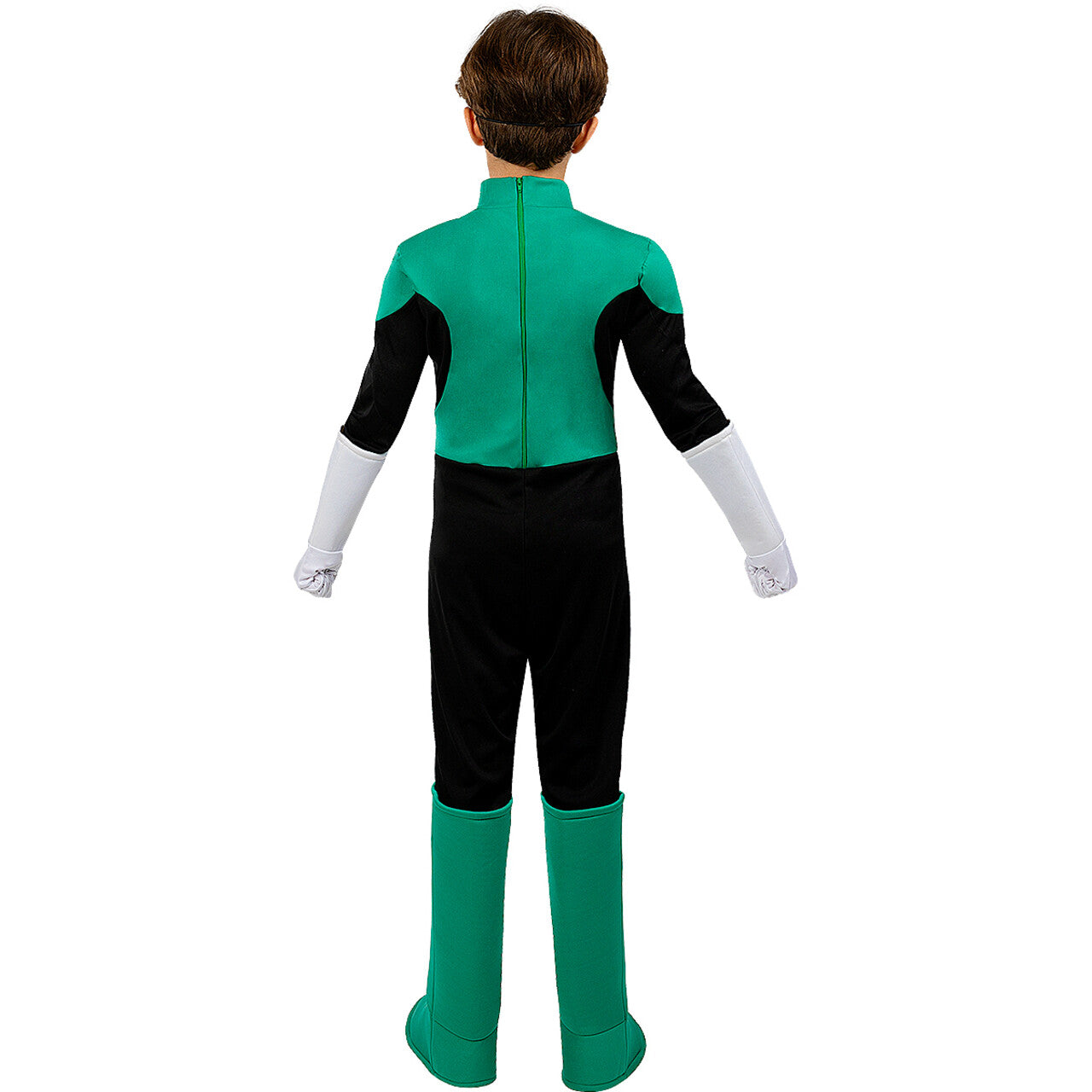 Op deze afbeelding zie je een Kostuums, van het merk Funidelia. Green Lantern Gemaskerde Superheld Jongen Kostuum