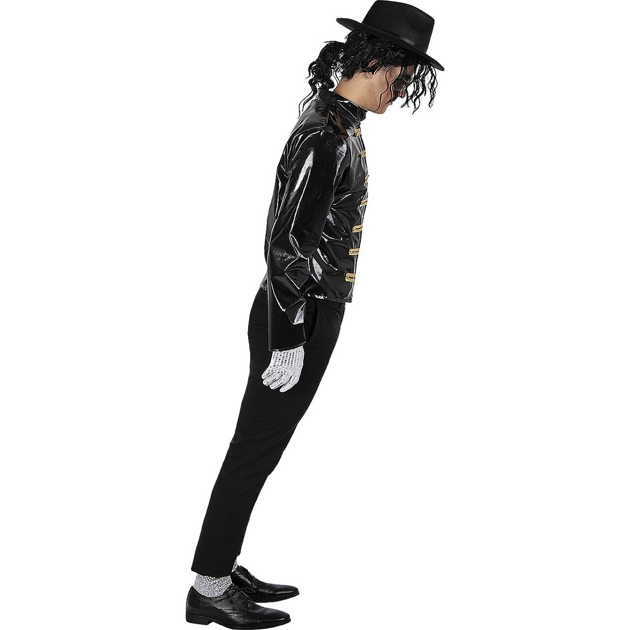 Op deze afbeelding zie je een Kostuums, van het merk Funidelia. Michael Jackson King Of Pop Jas Zwart