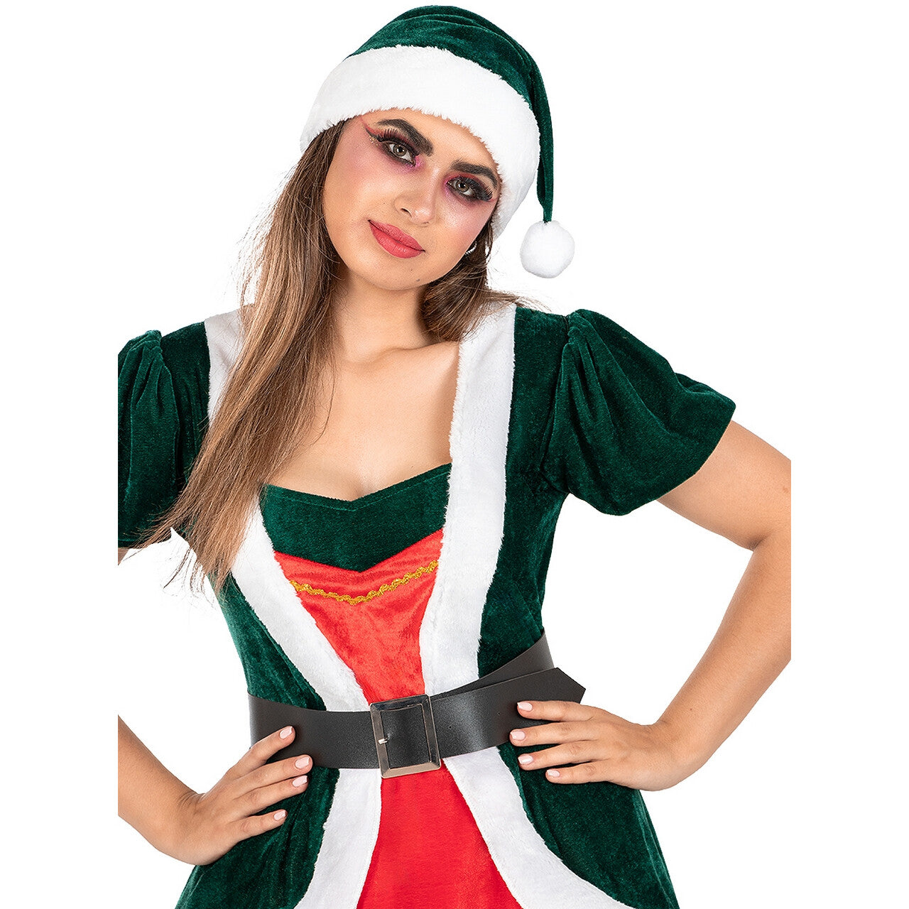 Op deze afbeelding zie je een Kostuums, van het merk Funidelia. Luxe Sexy Kerst Elf Dionne Vrouw Kostuum