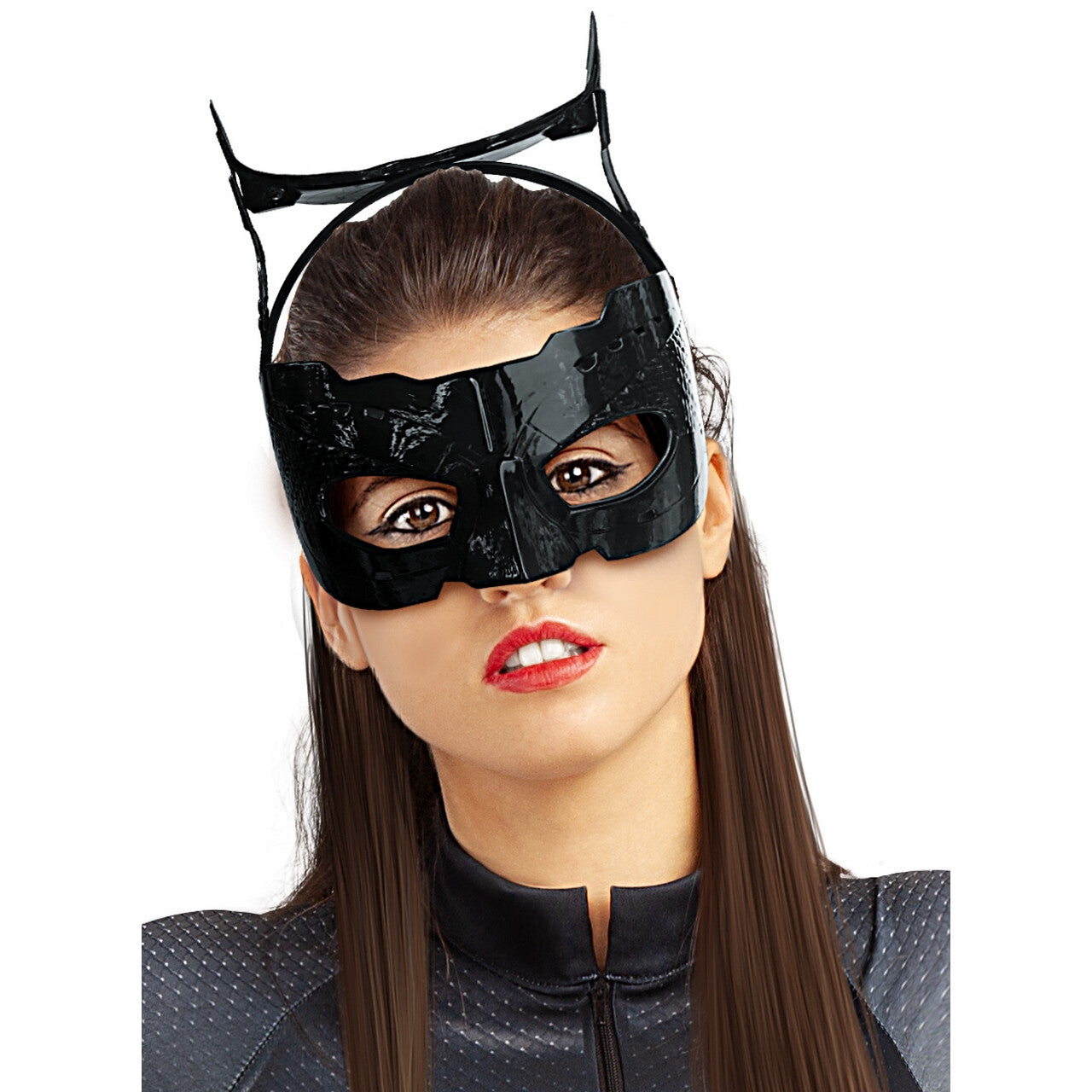 Op deze afbeelding zie je een Accessoires, van het merk Funidelia. Catwoman Masker