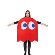 Op deze afbeelding zie je een Kostuums, van het merk Funidelia. Blinky Red Ghost Pacman Kostuum