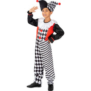 Op deze afbeelding zie je een Kostuums, van het merk Funidelia. Harold De Grappige Harlekijn Kind Kostuum