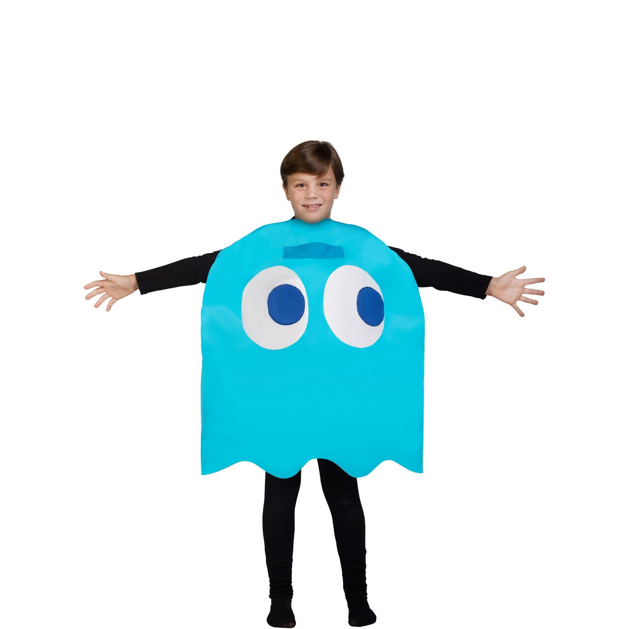 Op deze afbeelding zie je een Kostuums, van het merk Funidelia. Inky D Blauwe Ghost Pacman Kind Kostuum