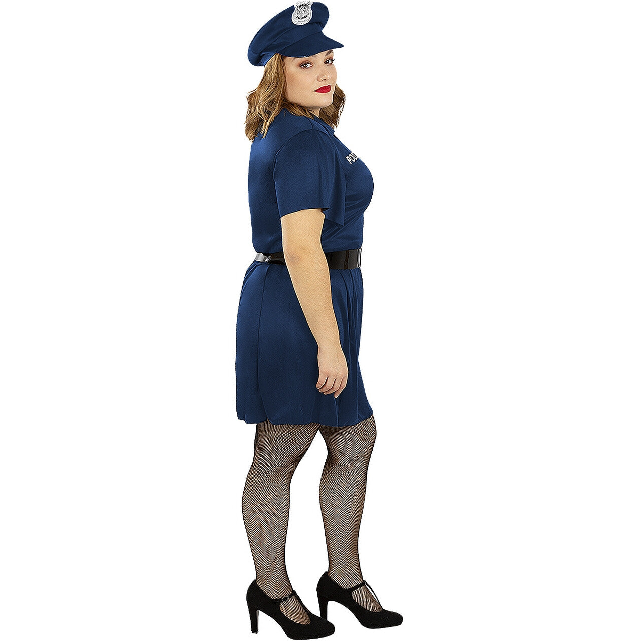Op deze afbeelding zie je een Kostuums, van het merk Funidelia. Zeer Charmante Maar Strenge Politie Vrouw Kostuum