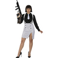 Gangsterlady Miss Capone Vrouw Kostuum