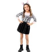 Op deze afbeelding zie je een Kostuums, van het merk Funidelia. Zola De Zebra Meisje Kostuum