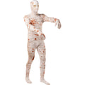 Second Skin Ingewikkelde Bloederige Mummie Unisex Kostuum