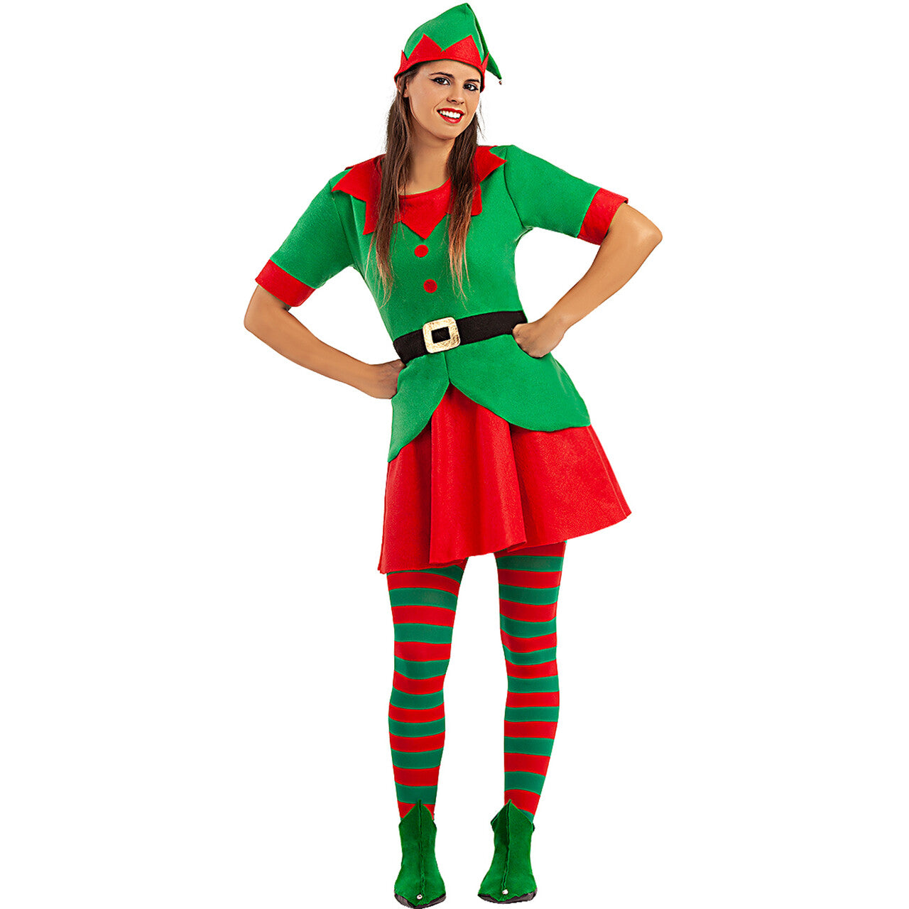 Op deze afbeelding zie je een Accessoires, van het merk Funidelia. Groene Elven Schoenen