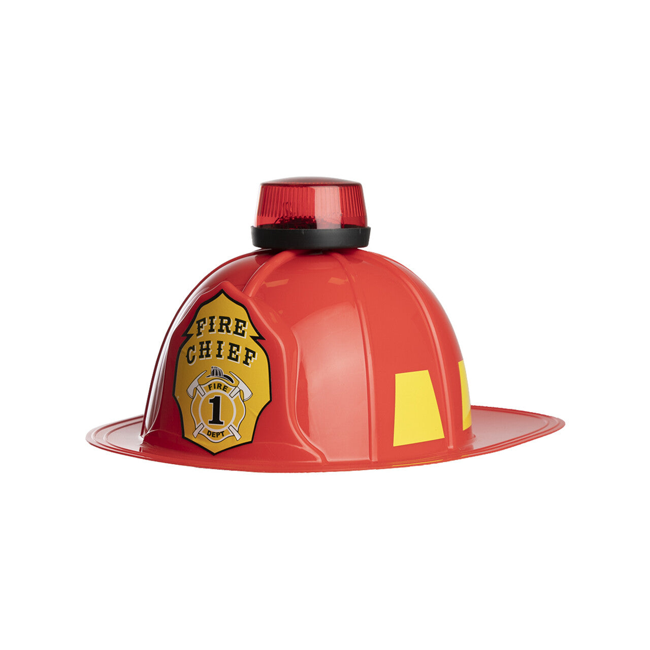 Op deze afbeelding zie je een Accessoires, van het merk Funidelia. Fire Chief Helm Met Sirene En Licht