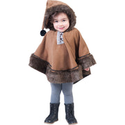 Op deze afbeelding zie je een Kostuums, van het merk Funny Fashion. Eskimo Nalu Poncho Kind Kostuum