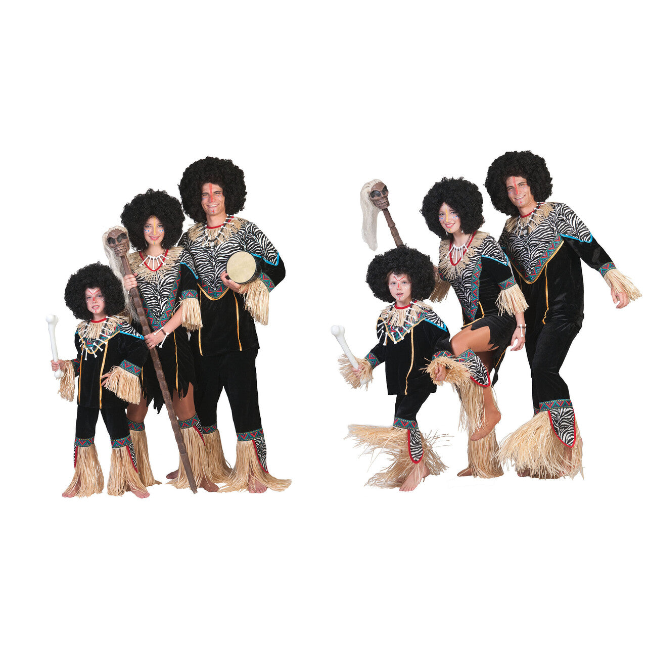 Op deze afbeelding zie je een Kostuums, van het merk Funny Fashion. Zoon Van De Sjamaan Jongen Smurfafa Kind Kostuum