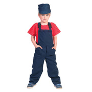 Op deze afbeelding zie je een Kostuums, van het merk Funny Fashion. Blauwe Kinder Werkmans Overall Blauw Jongen Kostuum
