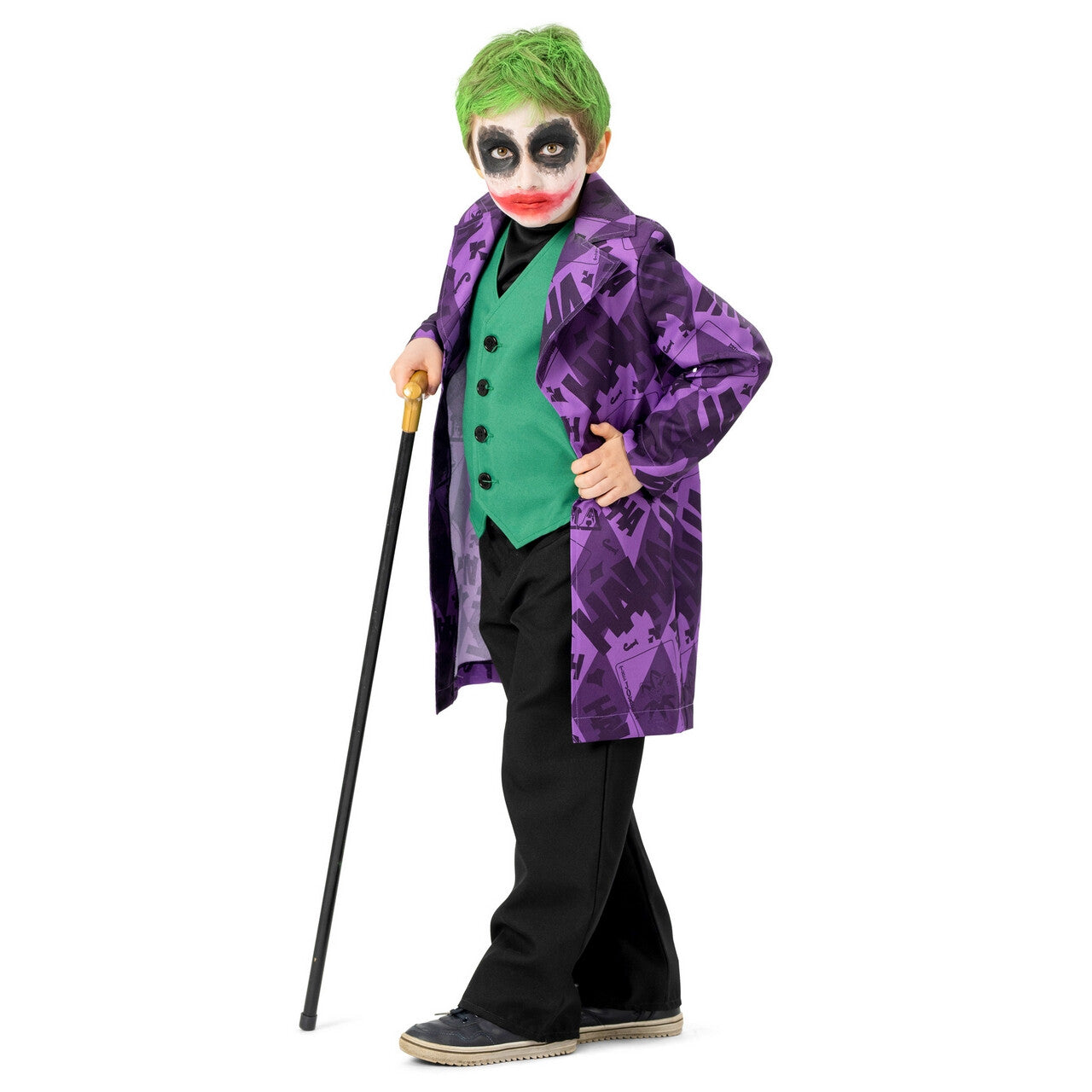Op deze afbeelding zie je een Kostuums, van het merk Funny Fashion. Best Wel Grappige Joker Jerome Jongen Kostuum