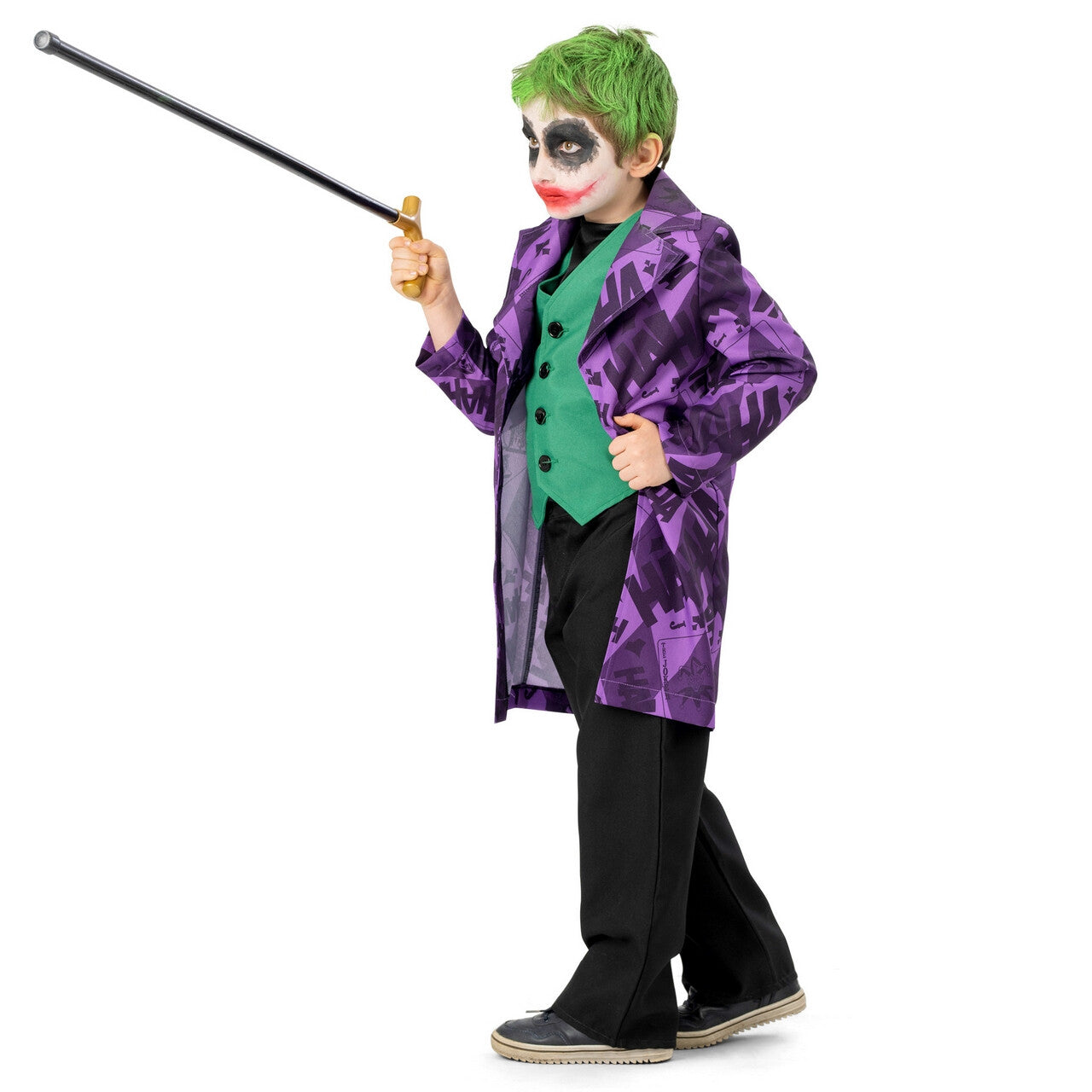 Op deze afbeelding zie je een Kostuums, van het merk Funny Fashion. Best Wel Grappige Joker Jerome Jongen Kostuum