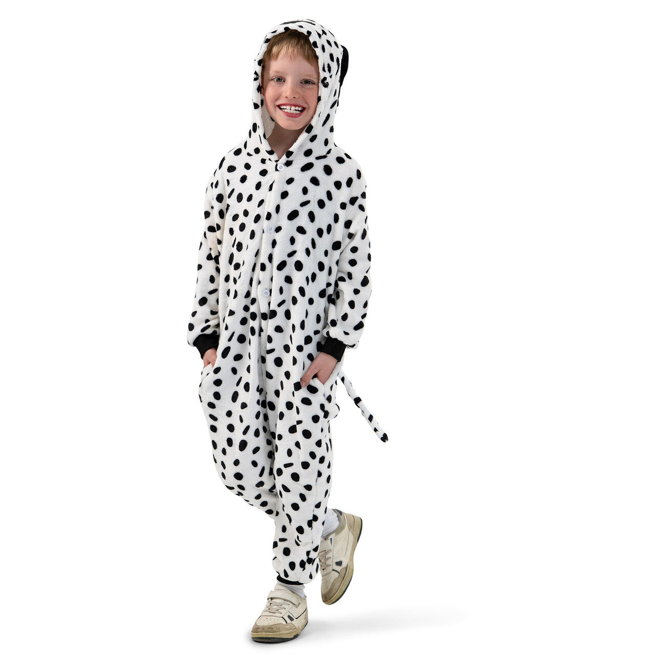 Op deze afbeelding zie je een Kostuums, van het merk Funny Fashion. 1 Van De 100 Dalmatiers Kind Kostuum