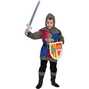 Op deze afbeelding zie je een Kostuums, van het merk Funny Fashion. Middeleeuwen Fleur De Lis Ridder Jongen Kostuum