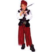 Op deze afbeelding zie je een Kostuums, van het merk Funny Fashion. Piraat Stripey Kostuum Jongen