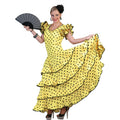 Ole Ole Lange Gele Flamencojurk Vrouw