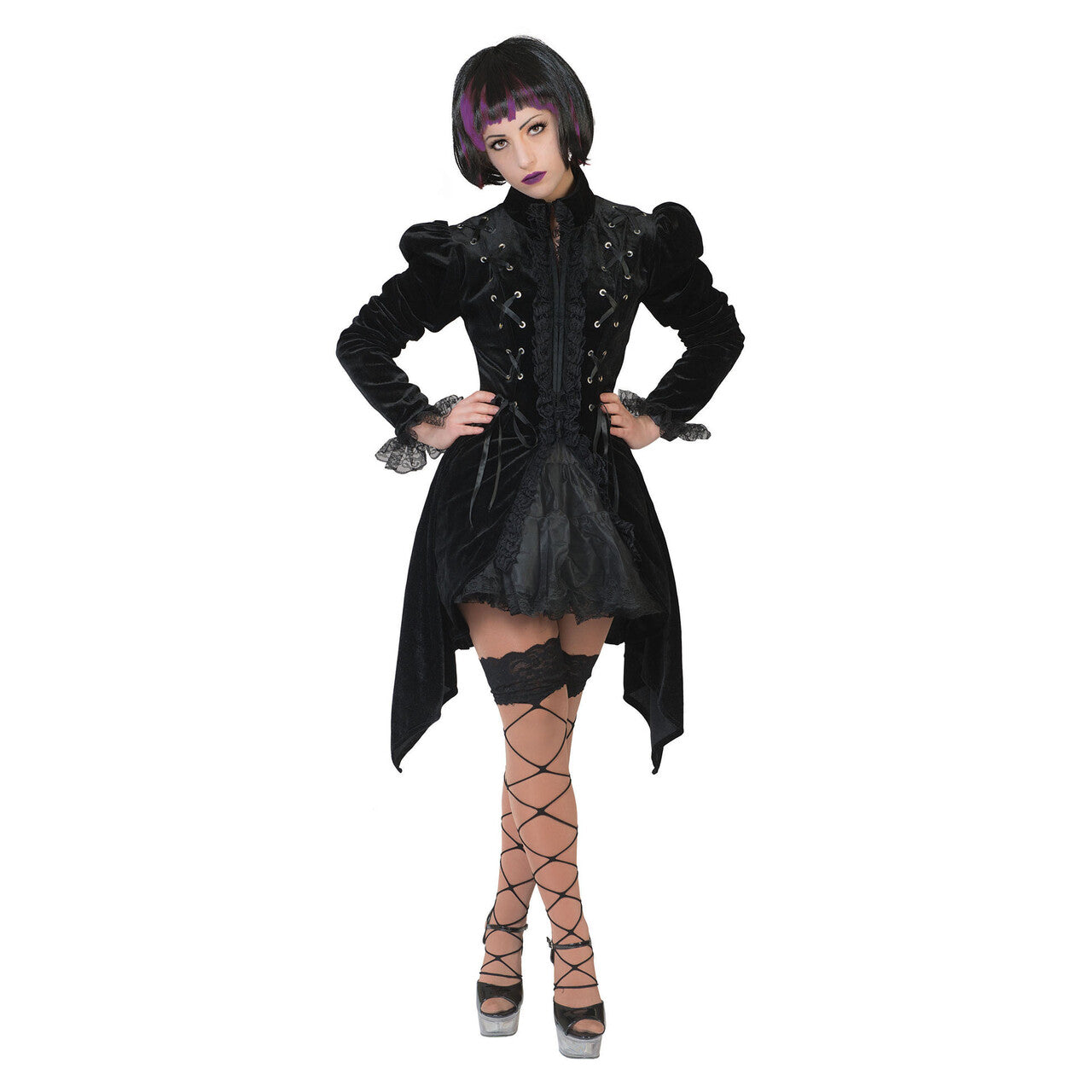 Op deze afbeelding zie je een Kostuums, van het merk Funny Fashion. Gothic Gonga Vrouw Kostuum