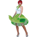Rock N Roll Rok Groen-Rood Vrouw