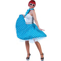 Rock N Roll Rok Blauw-Wit Vrouw