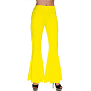 Op deze afbeelding zie je een Kostuums, van het merk Funny Fashion. Ibiza Hippie Broek Geel Vrouw