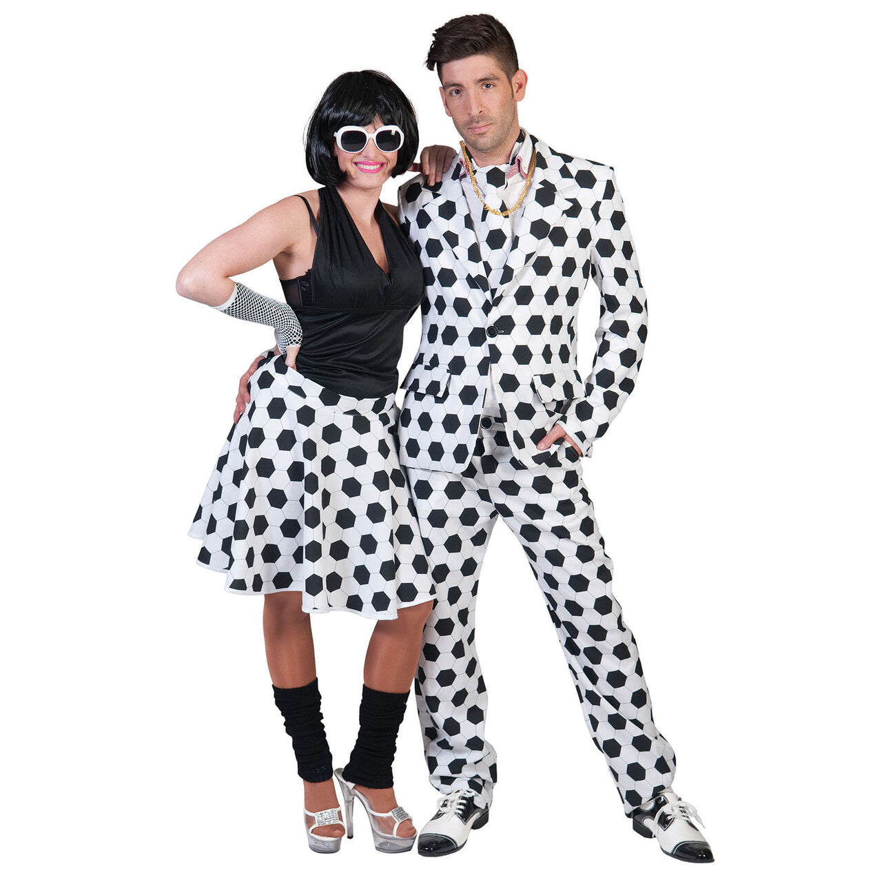 Op deze afbeelding zie je een Kostuums, van het merk Funny Fashion. Voetbal Rok Vrouw