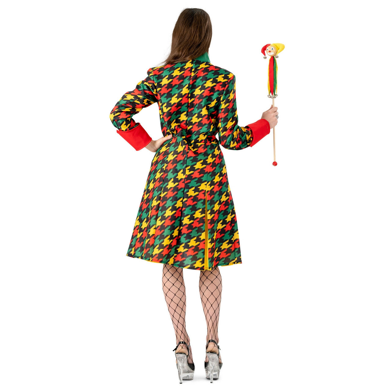 Op deze afbeelding zie je een Kostuums, van het merk Funny Fashion. Carnaval Limburg Jas Vrouw