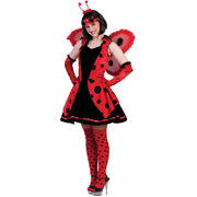 Op deze afbeelding zie je een Kostuums, van het merk Funny Fashion. Buggy Lieveheersbeest Jurk Vrouw