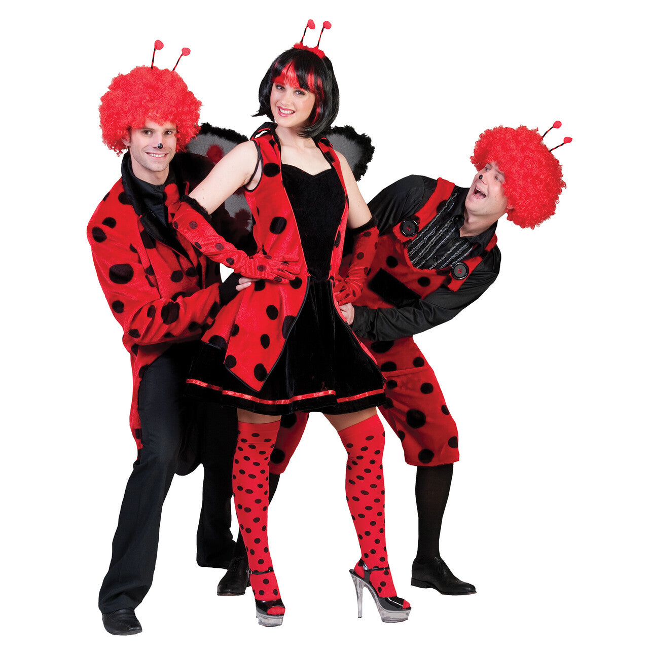 Op deze afbeelding zie je een Kostuums, van het merk Funny Fashion. Buggy Lieveheersbeest Jurk Vrouw