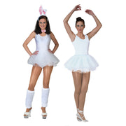 Op deze afbeelding zie je een Kostuums, van het merk Funny Fashion. Ballerina Vrouw Wit Kostuum