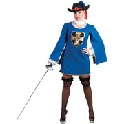 Op deze afbeelding zie je een Kostuums, van het merk Funny Fashion. Musketier Muscat Jurk Vrouw