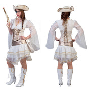 Op deze afbeelding zie je een Kostuums, van het merk Funny Fashion. Piraat Estilo Navegador Jurk Vrouw
