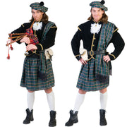 Op deze afbeelding zie je een Kostuums, van het merk Funny Fashion. Blauwe Schot Oconnor Man Kostuum