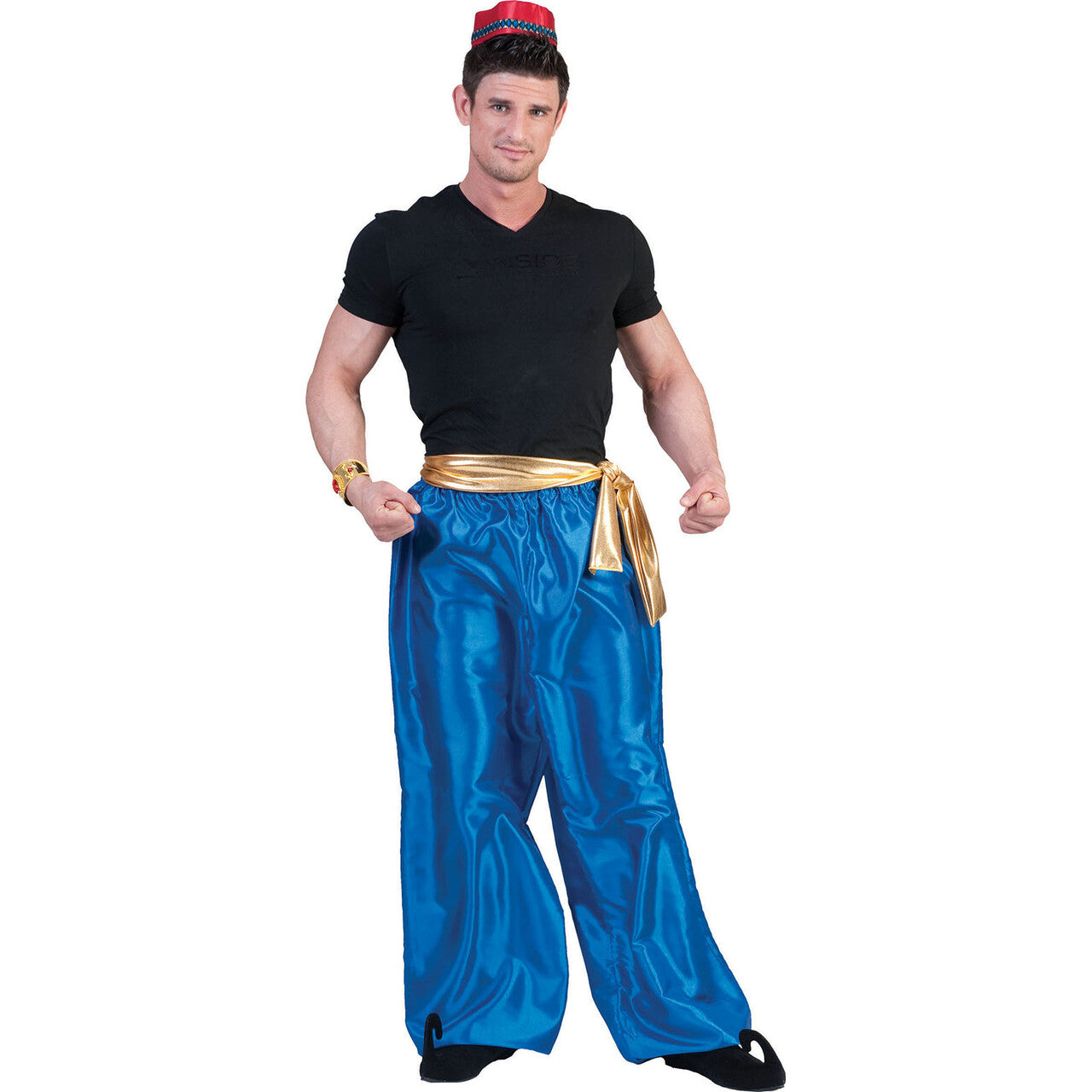 Op deze afbeelding zie je een Kostuums, van het merk Funny Fashion. 1001 Nachten Broek Blauw Man