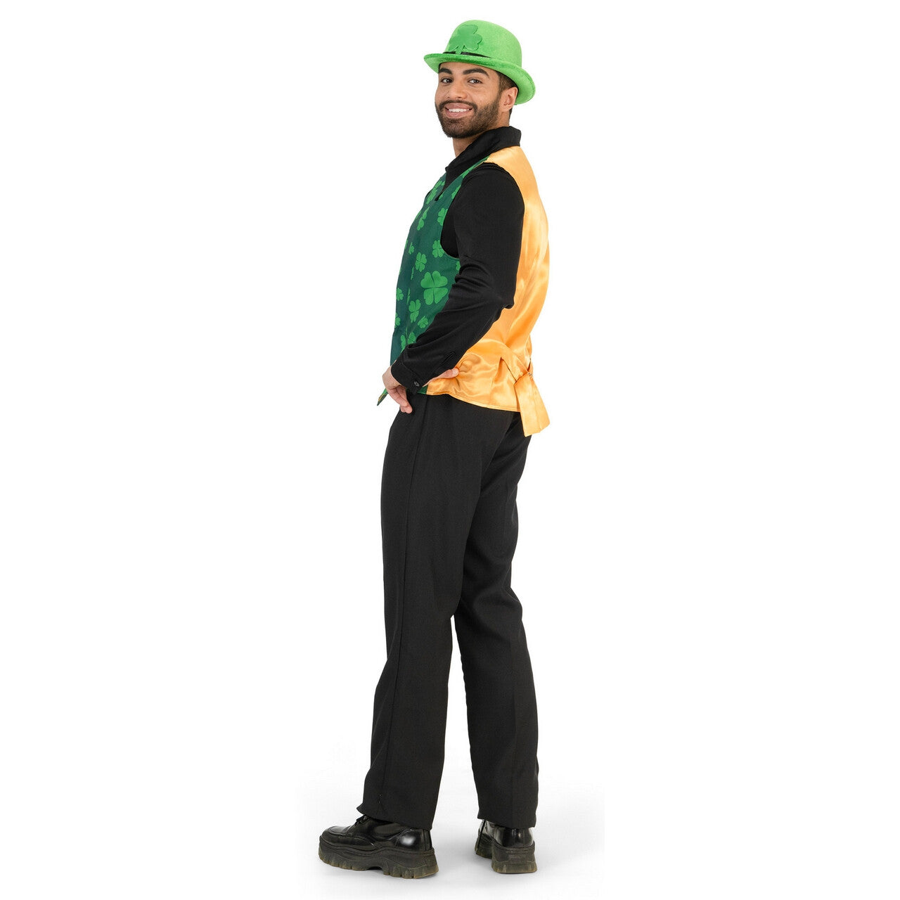 Op deze afbeelding zie je een Kostuums, van het merk Funny Fashion. Klavertje Vier Gilet Man
