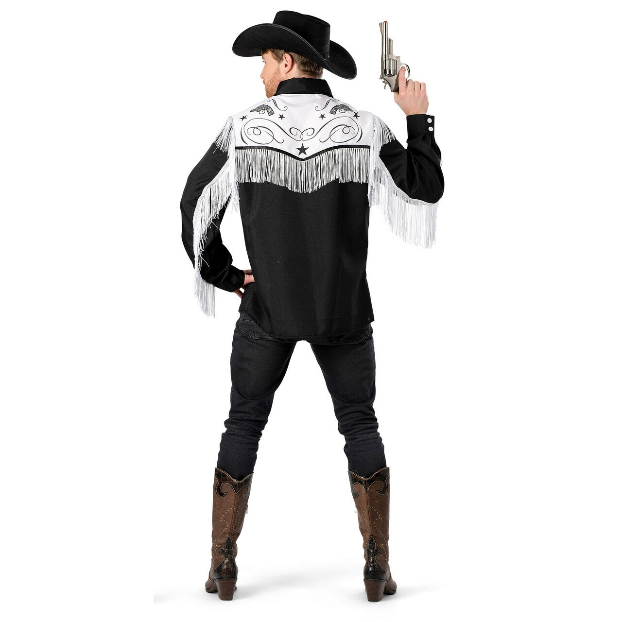 Op deze afbeelding zie je een Kostuums, van het merk Funny Fashion. Show Cowboy Rodeo Buddy Cow Man