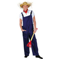 Bib Overalls Boeren Tuinbroek Blauw Kostuum