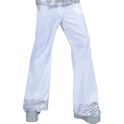 Op deze afbeelding zie je een Kostuums, van het merk Funny Fashion. Disco Dancer Broek Wit Man