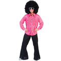 Zaterdag Disco Hemd Roze Man