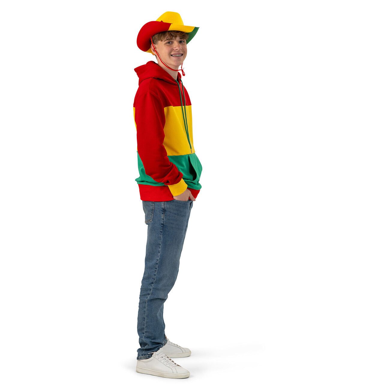 Op deze afbeelding zie je een Kostuums, van het merk Funny Fashion. Vasteloavend Trui Man