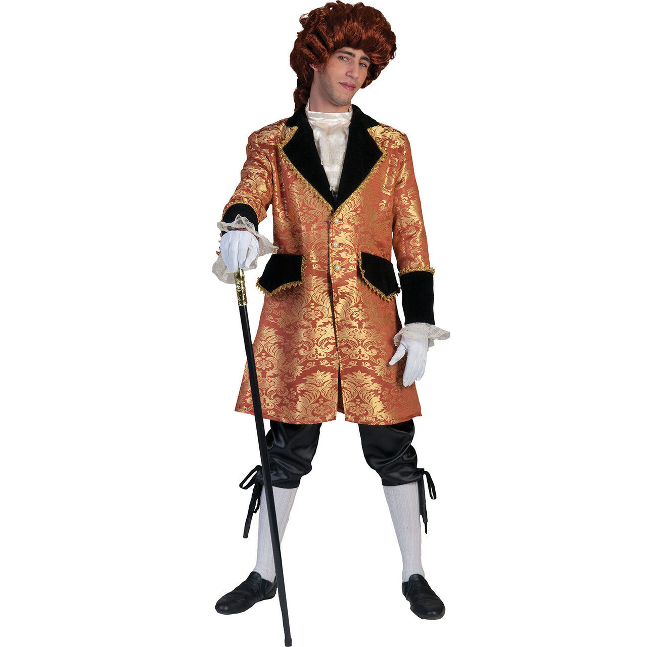 Op deze afbeelding zie je een Kostuums, van het merk Funny Fashion. Baroque Lafleur Kostuum Man