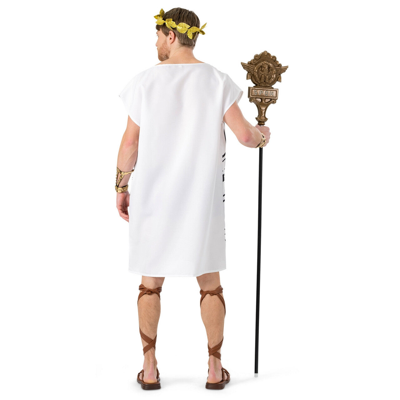 Op deze afbeelding zie je een Kostuums, van het merk Funny Fashion. Caesar De Eerste Romeinse Keizer Man Kostuum