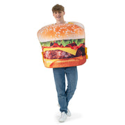 Op deze afbeelding zie je een Kostuums, van het merk Funny Fashion. Sappige Hamburger Kostuum
