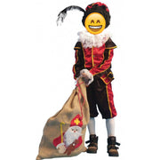 Op deze afbeelding zie je een Kostuums, van het merk Funny Fashion. Zwart-Rode Piet Kind / Tiener Pietenpak Kind Kostuum