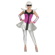 Op deze afbeelding zie je een Kostuums, van het merk Funny Fashion. Space Dame Futuresque Vrouw Kostuum