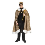 Op deze afbeelding zie je een Kostuums, van het merk Funny Fashion. Afrikaanse Bruine Koningsmantel Luipaard