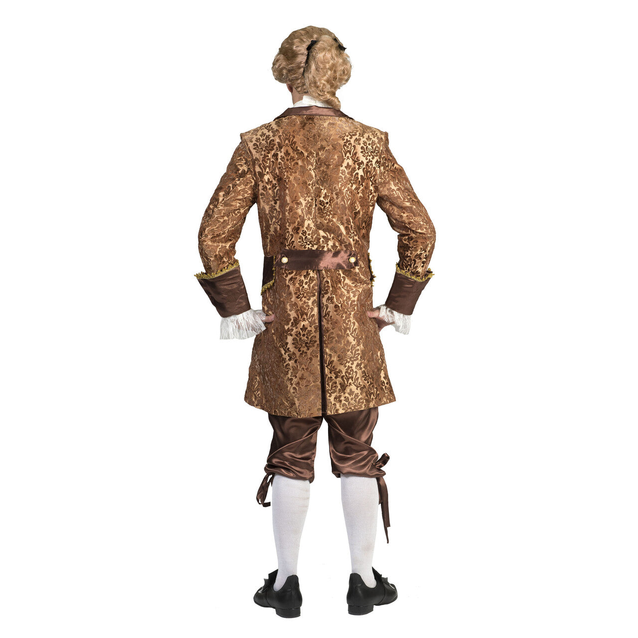 Op deze afbeelding zie je een Kostuums, van het merk Funny Fashion. Gouden Barok Heer Man Kostuum
